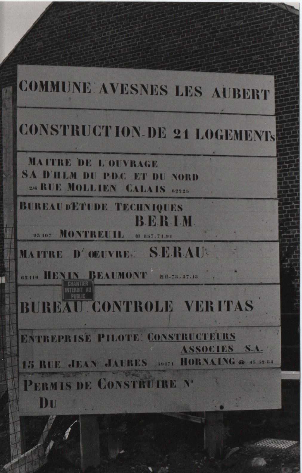 Début de construction (1)