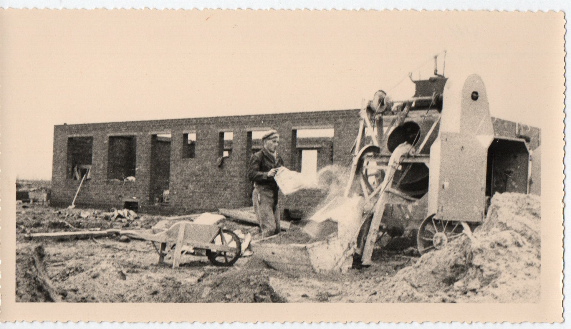 Construction de maisons au niveau du Calvaire