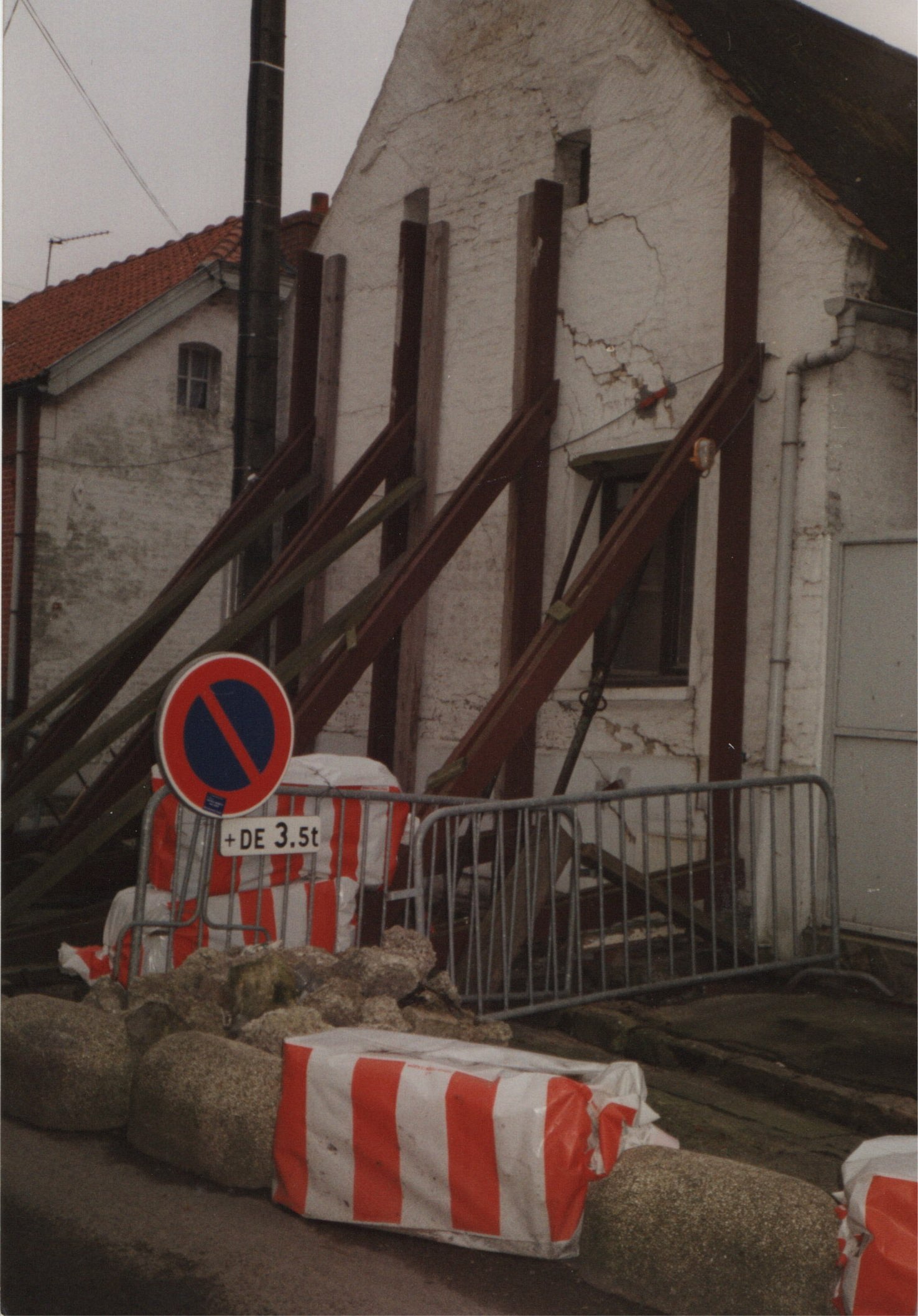 Dégats suite à l'orage du 22 juin 1986