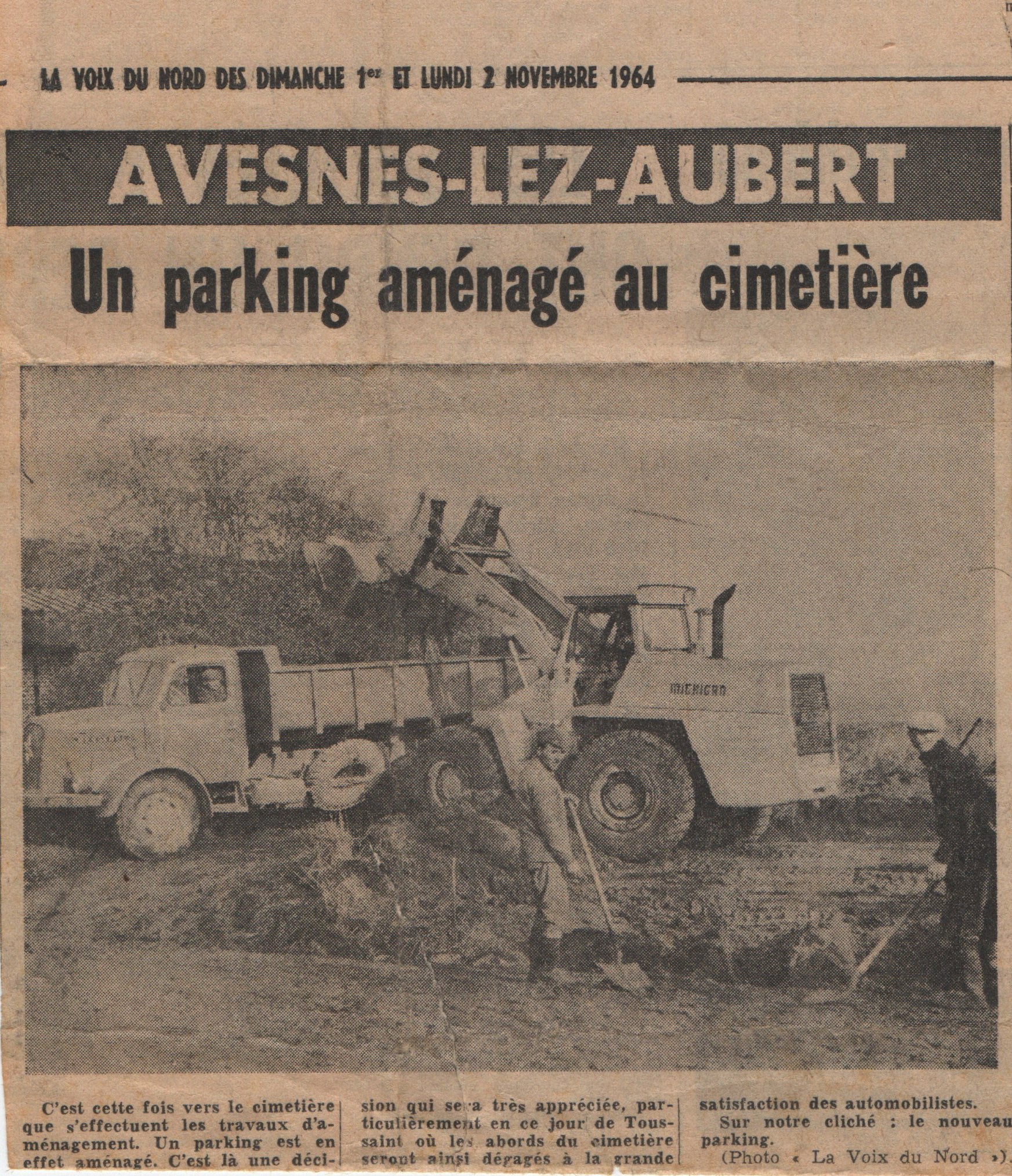 Un parking aménagé au cimetière