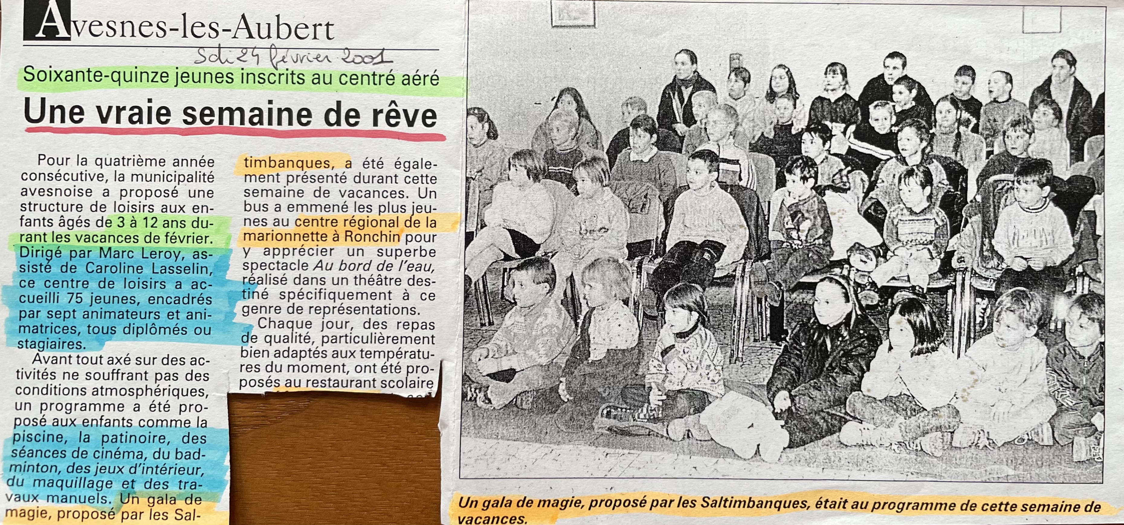 4ème année du centre