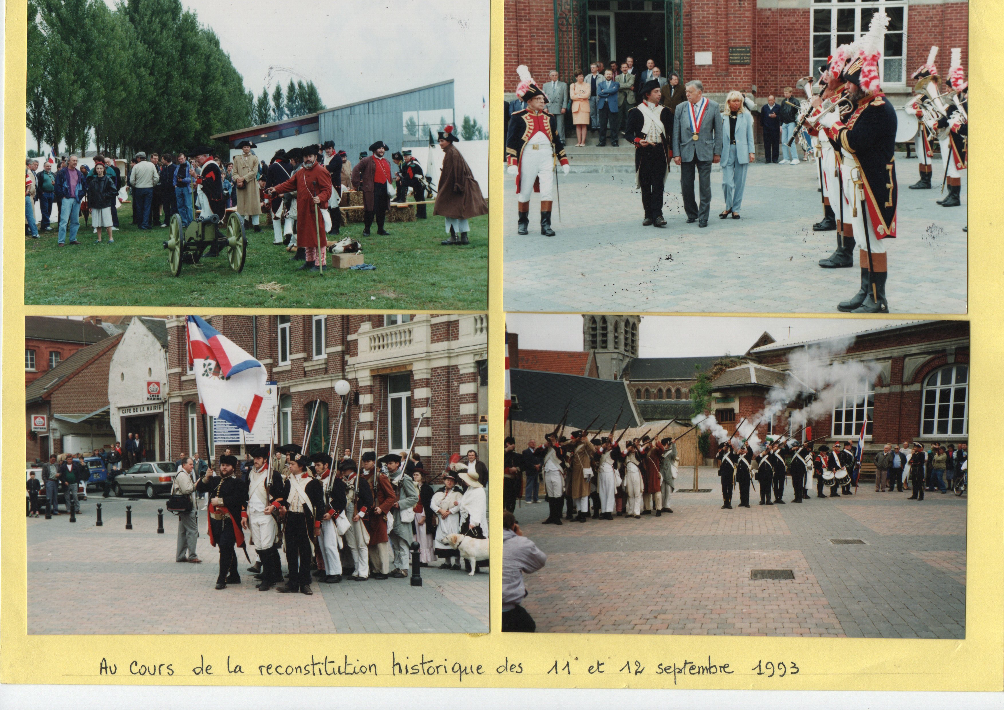 Reconstitution historique de l'époque napoléonnienne