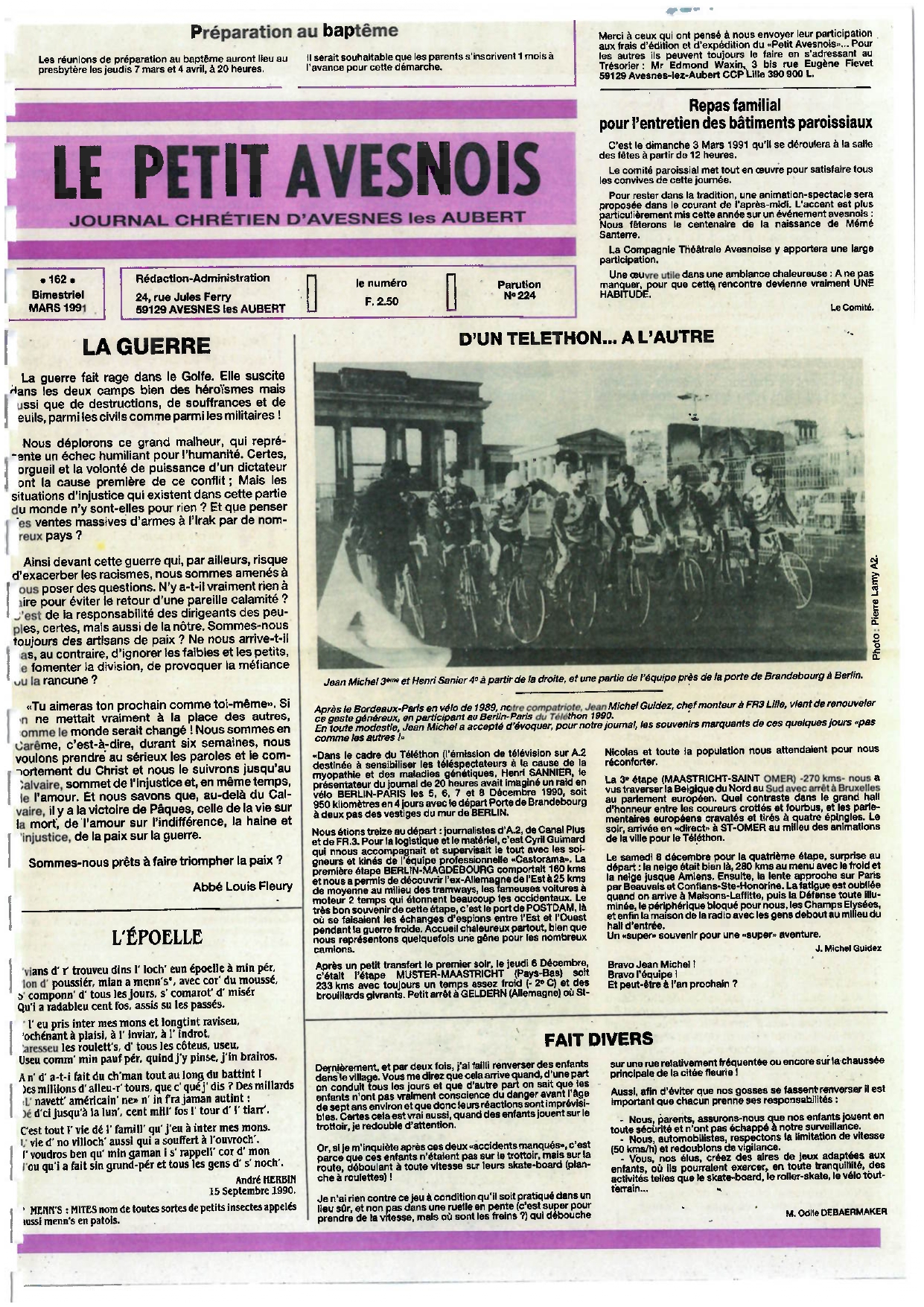 Le Petit Avesnois n°224