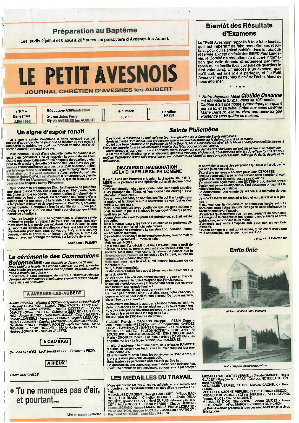 Le Petit Avesnois n°231