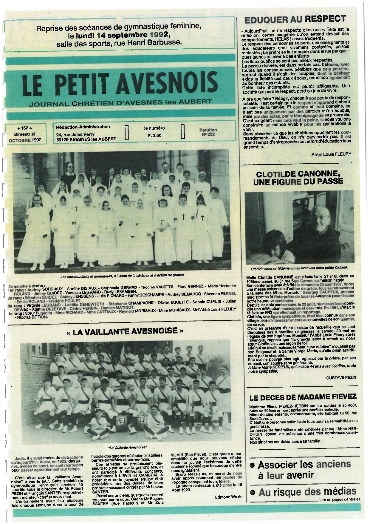Le Petit Avesnois n°232