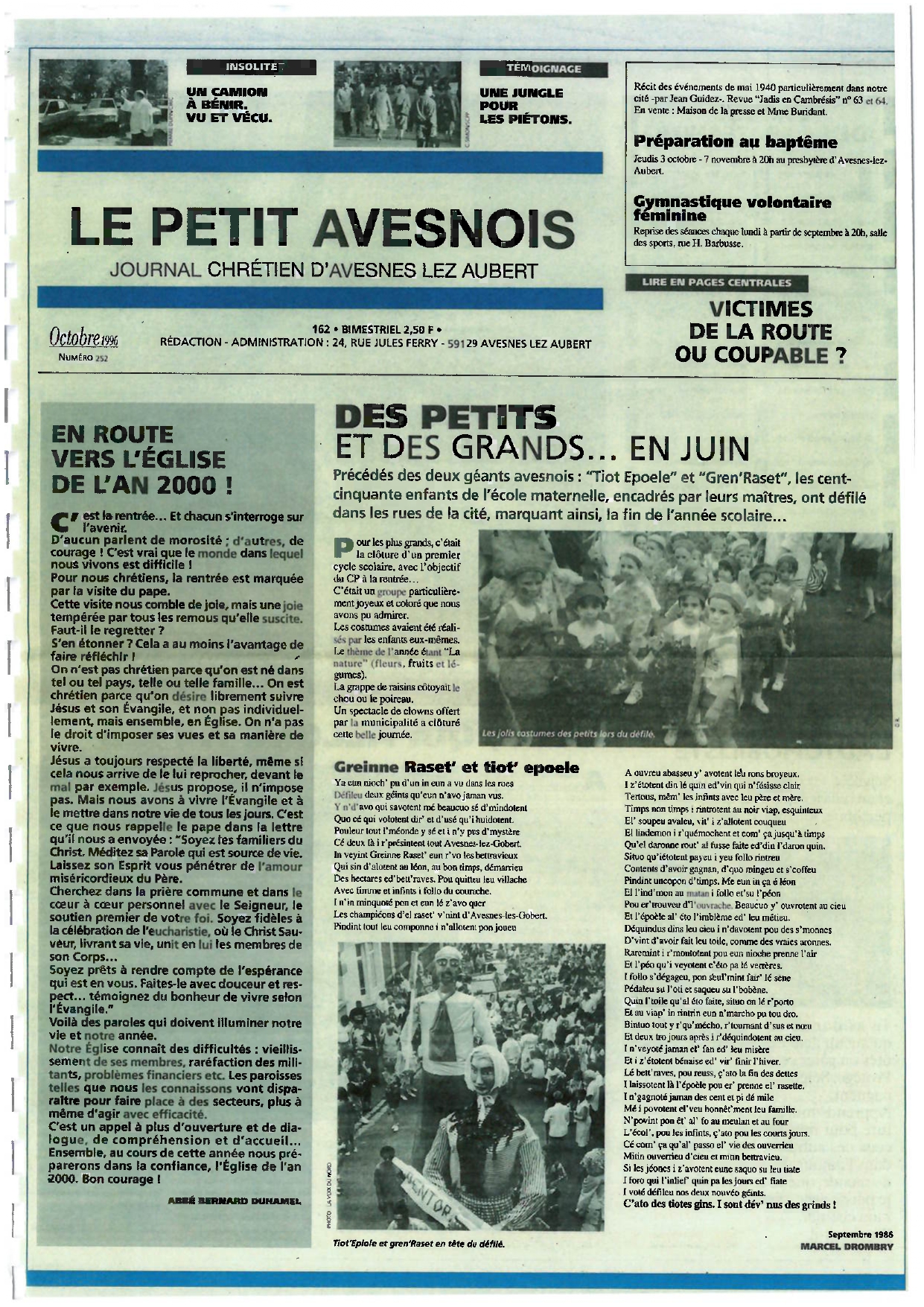 Le Petit Avesnois n°252