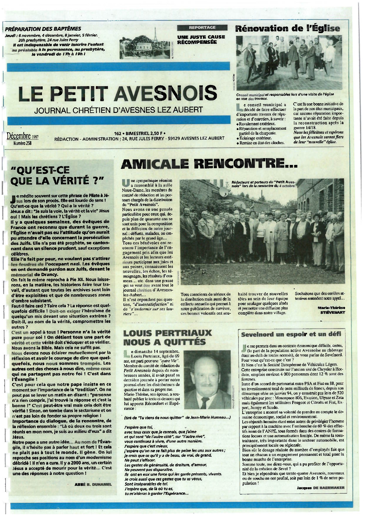 Le Petit Avesnois n°258
