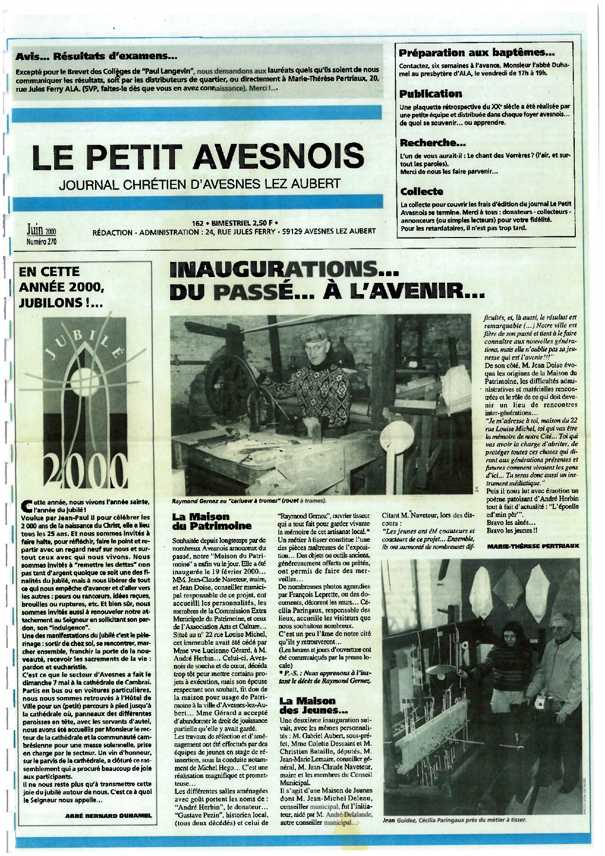 Le Petit Avesnois n°270