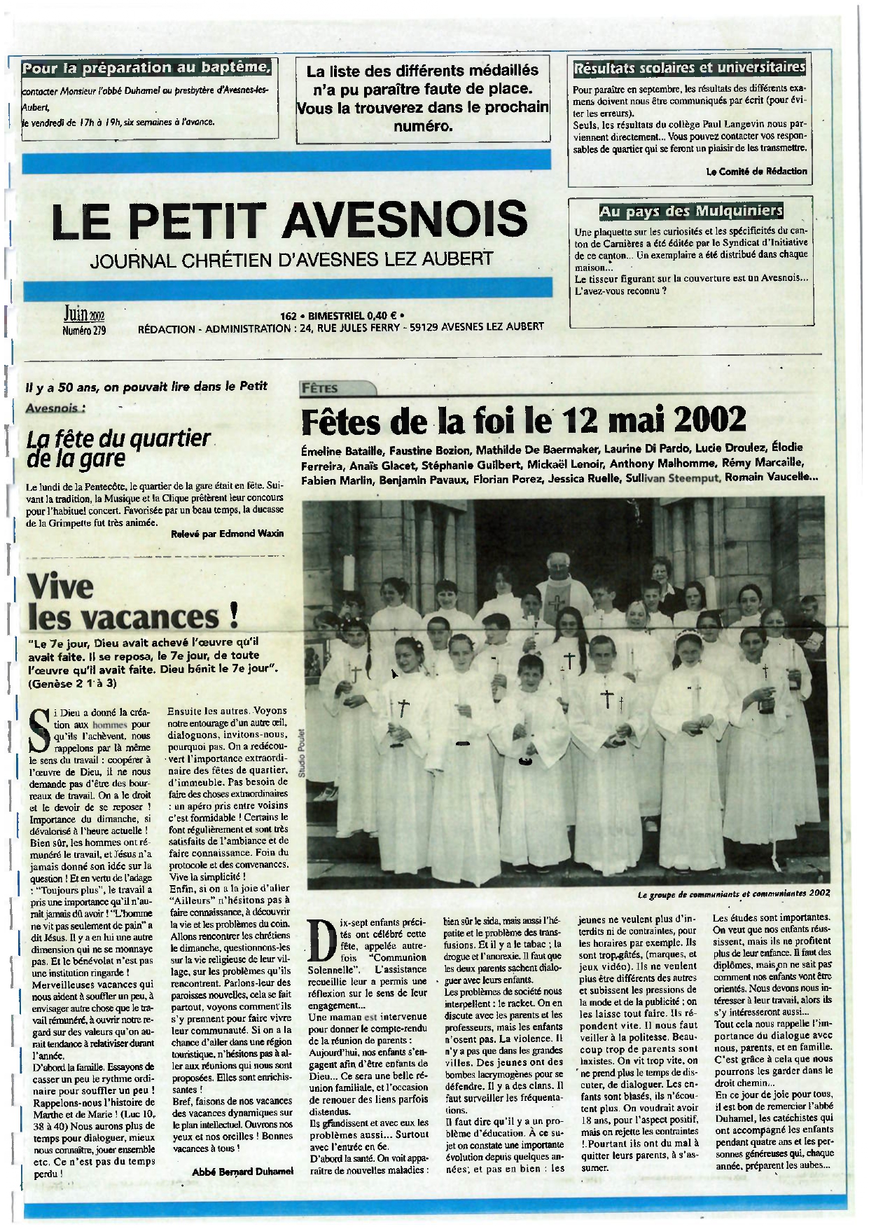 Le Petit Avesnois n°279