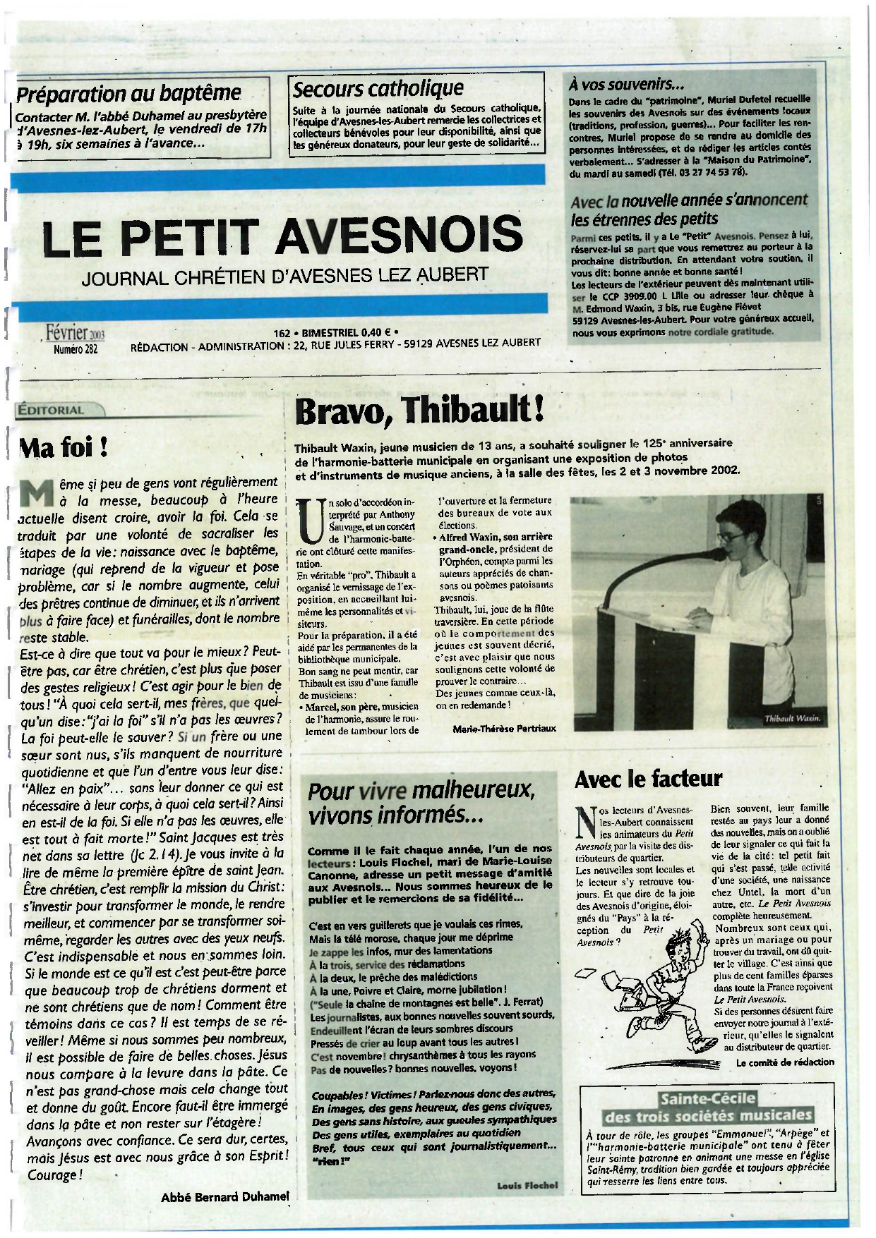 Le Petit Avesnois n°282