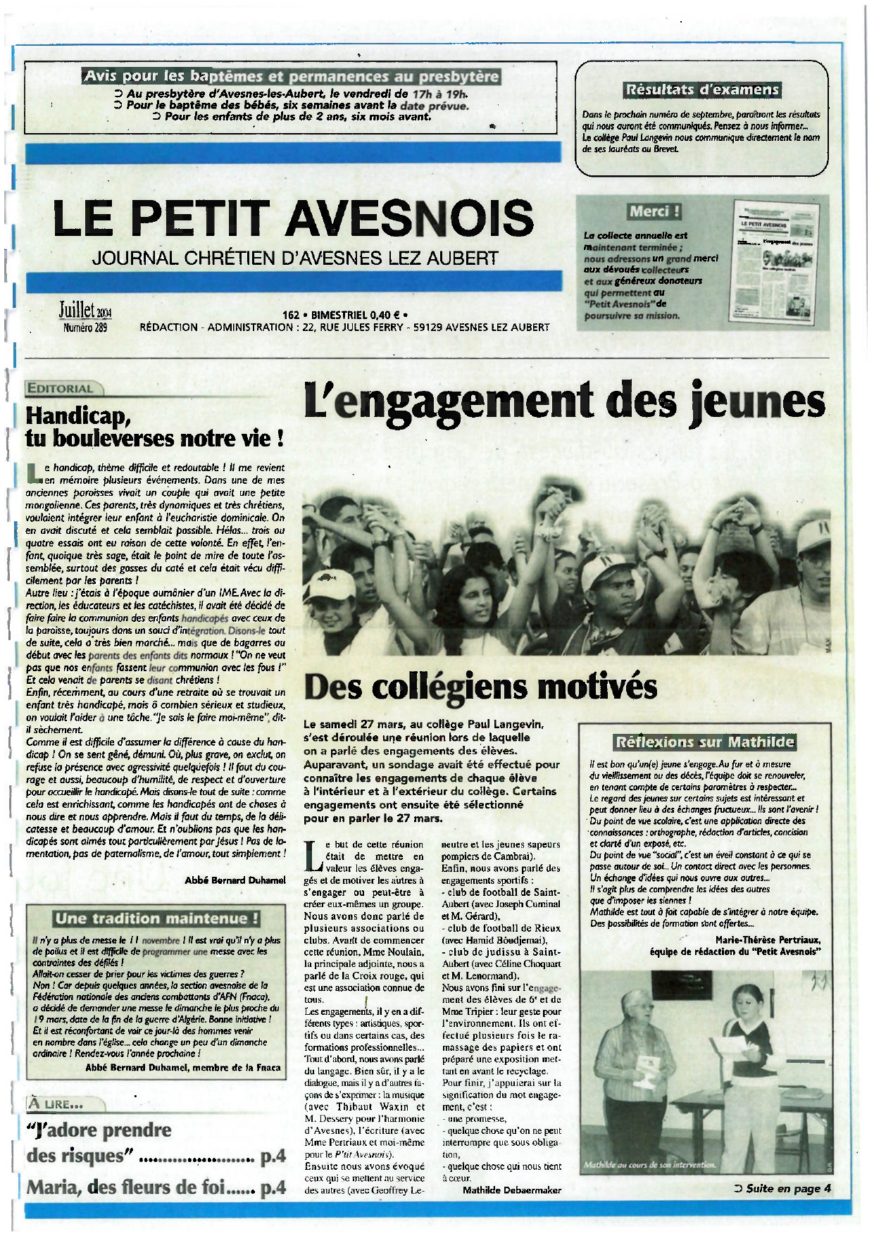 Le Petit Avesnois n°289